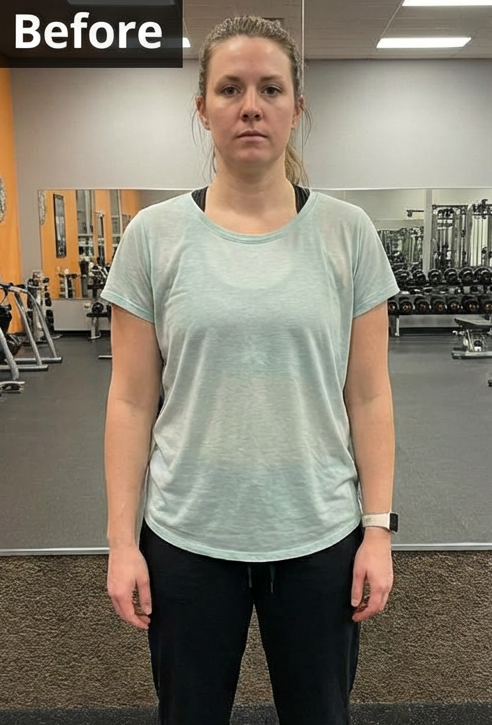 Sarah T. Before Transformation